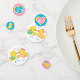 Decorative Tabelle für das weibliche Geschlecht Konfetti