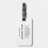 Decorative terrazzo seamless pattern gepäckanhänger (Rückseite vertikal)