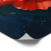 Decorative Wall Art - Blumenölgemälde #3 Poster (Ecke)