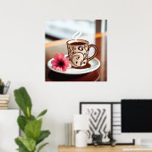Decorative Wall Art - Tasse #4 Poster (Heimbüro)