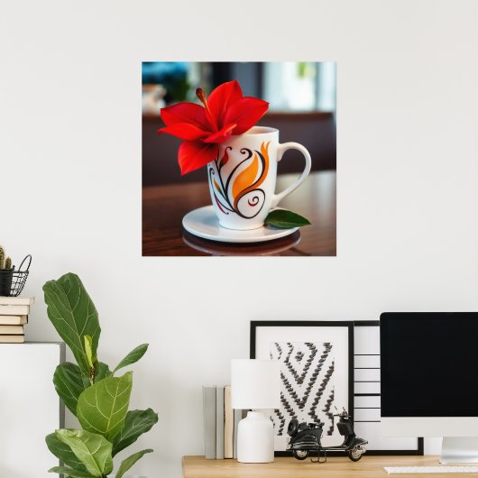 Decorative Wall Art - Tasse #5 Poster (Heimbüro)