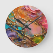 Decorative Wall Clock - Einzigartiges Design für d Runde Wanduhr (Vorderseite)