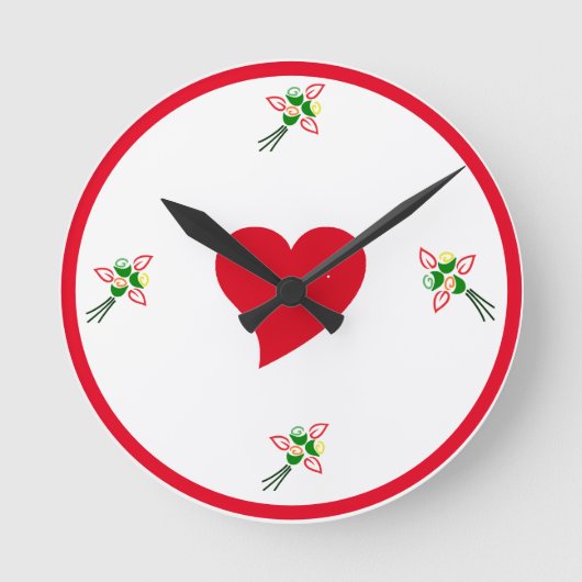 Decorative Wall-Uhr für Wohnzimmer oder Schlafzimm Runde Wanduhr (Vorderseite)