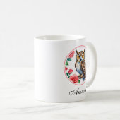 Decorative Wasserfarbe mit Rose Kaffeetasse (VorderseiteRechts)
