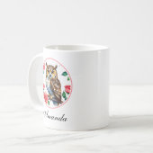 Decorative Wasserfarbe mit Rose Kaffeetasse (Vorderseite Links)