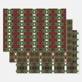 Decorative Weihnachtsblatt Geschenkwrap Geschenkpapier Set