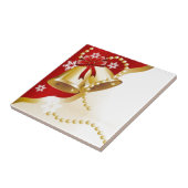 Decorative Weihnachtsgoldglocken Fliese (Seite)