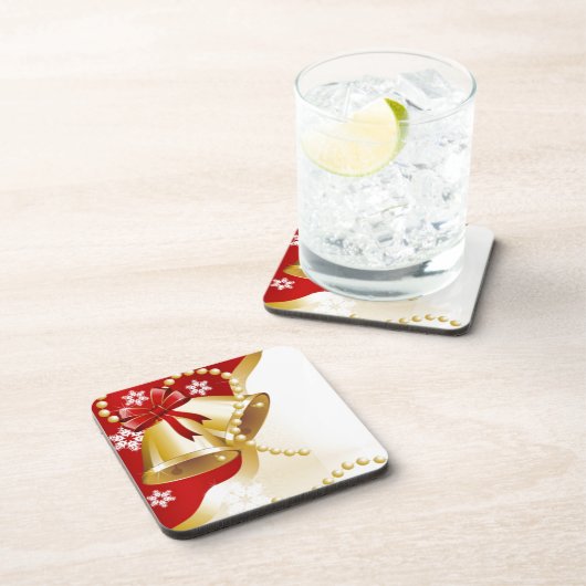 Decorative Weihnachtsgoldglocken Untersetzer (Rechte Seite)