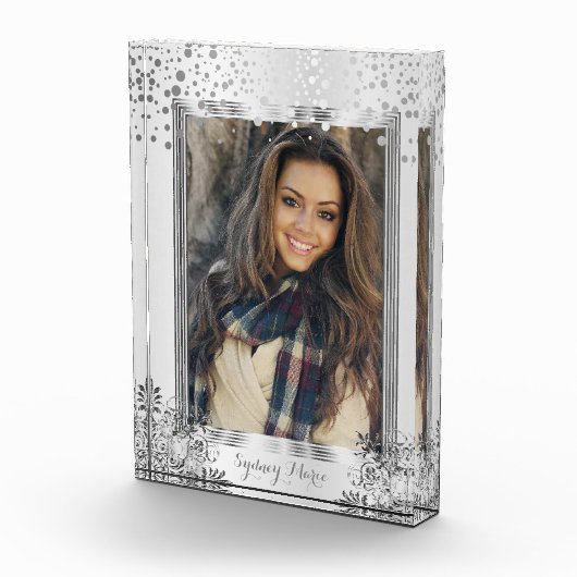 Decorative White & Silver Confetti - DIY Foto (Rechts)