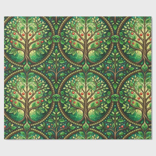 Decorative wrapping paper with a repeating  geschenkpapier (Flach)