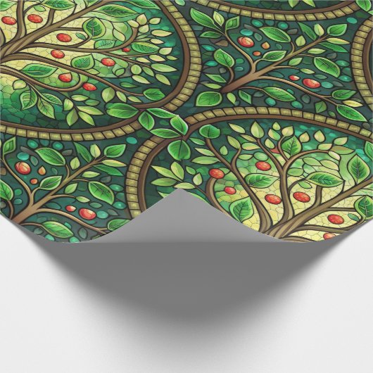 Decorative wrapping paper with a repeating  geschenkpapier (Ecke)