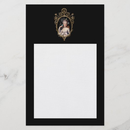 Decorative young Marie Antoinette Briefpapier (Vorderseite)