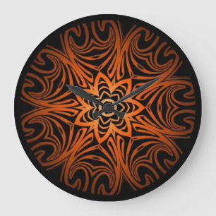 Decorative Zwei-Tone-Kaleidoskop Große Wanduhr