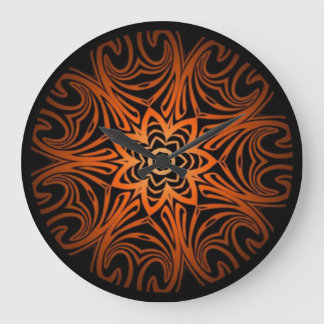 Decorative Zwei-Tone-Kaleidoskop Große Wanduhr