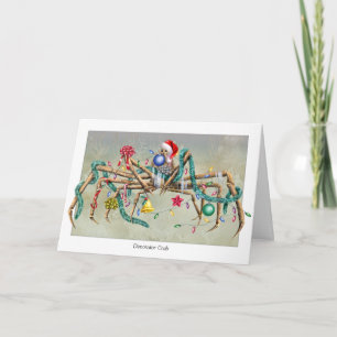 Decorator Crab Weihnachtskarte Feiertagskarte