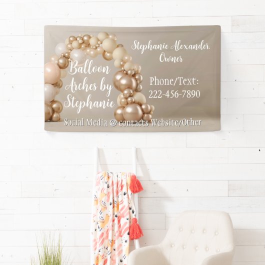 Decorator des Balloon Arch Artist Party Banner (Insitu)