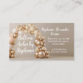 Decorator des Balloon Arch Artist Party Visitenkarte (Vorderseite)