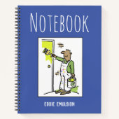 Decorator-Notebook mit Namen Notizblock (Vorderseite)