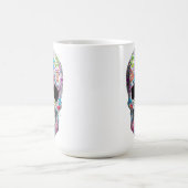 Decorierter Schädel Kaffeetasse (Mittel)