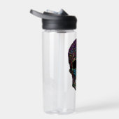 Decorierter Schädel Trinkflasche (Rechts)