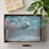 Decouapge Crystal & Jewel Aquamarine Schlange Seidenpapier (Geschenk)