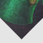 Decouapge Mystical Green Tea Host Fiery Cat  Seidenpapier (Ausschnitt)