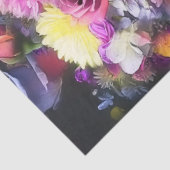 Decoupag3 Skull Bright Flowers Mixed Media Seidenpapier (Ausschnitt)