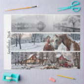 Decoupage 26x6" Winter Collection Handsaw Designs Seidenpapier (Basteln)