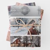 Decoupage 26x6" Winterkollektion Handsäge Designs Geschenkpapier Set (Beispiel)