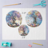Decoupage 2-12" & 1-8" rounds Easter Egg Tree  Seidenpapier (Basteln)