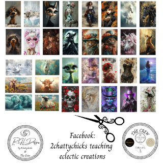 Decoupage 32 Designs 3x5 Inches Collage Scrapbook Seidenpapier