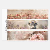 Decoupage 3 Designs Farm Girl & Pig Handsaws Geschenkpapier Set (Vorderseite 3)