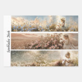 Decoupage 3 Designs Farm Girl & Pig Handsaws Geschenkpapier Set (Vorderseite)