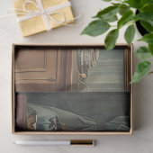 Decoupage 3 Kleine Schweine Schachtel Kleider Küch Seidenpapier (Geschenk)