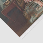 Decoupage 3 Kleine Schweine Schachtel Kleider Küch Seidenpapier (Ausschnitt)