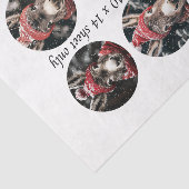 Decoupage 3" Snow Globe Moulds Whimsical Donkeys Seidenpapier (Ausschnitt)