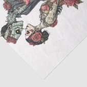 Decoupage 4 Designs Romantische Frankenstein & Ehe Seidenpapier (Ausschnitt)