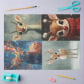 Decoupage 4 Scrapbooking Weihnachtsbaum Seidenpapier (Basteln)