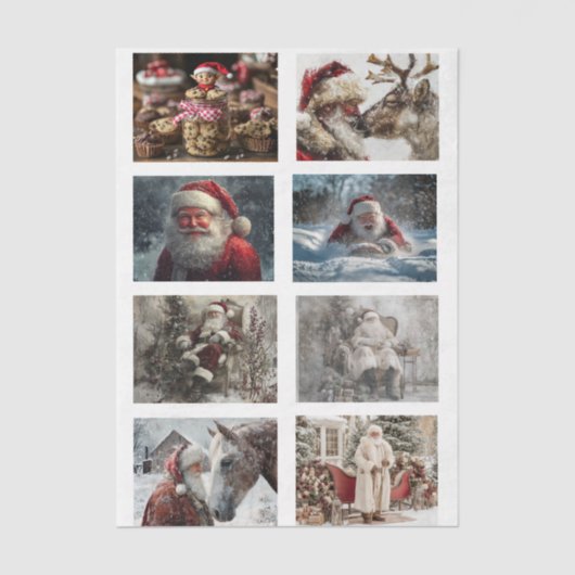 Decoupage 4x3 designs for 3" snow globe & frames seidenpapier (Vorderseite)