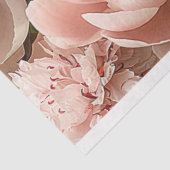 Decoupage A3 Botanical Peach Designs Scrapbooking Seidenpapier (Ausschnitt)
