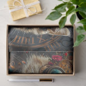 Decoupage A3 Scrapbook Paper Steampunk Cats  Seidenpapier (Geschenk)