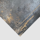 Decoupage Abstrakt Artwork Gold Black Seidenpapier (Ausschnitt)