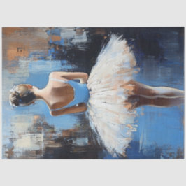 Decoupage Abstrakt Ballet Dancer Seidenpapier