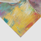 Decoupage Abstrakt Cowgirl kühne Farben Seidenpapier (Ausschnitt)