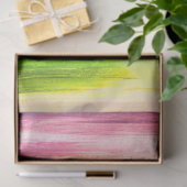 Decoupage Abstrakt Rainbow Lila Gelb grün Seidenpapier (Geschenk)