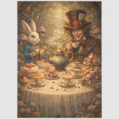 Decoupage Adventurous Enchanted Forest Tea Party Seidenpapier (Vorderseite)