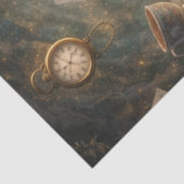 Decoupage Adventurous Fall Into Rabbit Hole Seidenpapier (Ausschnitt)