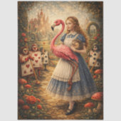 Decoupage Alice Croquet Garden Adventure  Seidenpapier (Vorderseite)