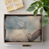 Decoupage American Locomotive With Flag & Eagle Seidenpapier (Geschenk)