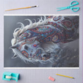 Decoupage Amerikanische Ureinwohner Painted Horse  Seidenpapier (Basteln)